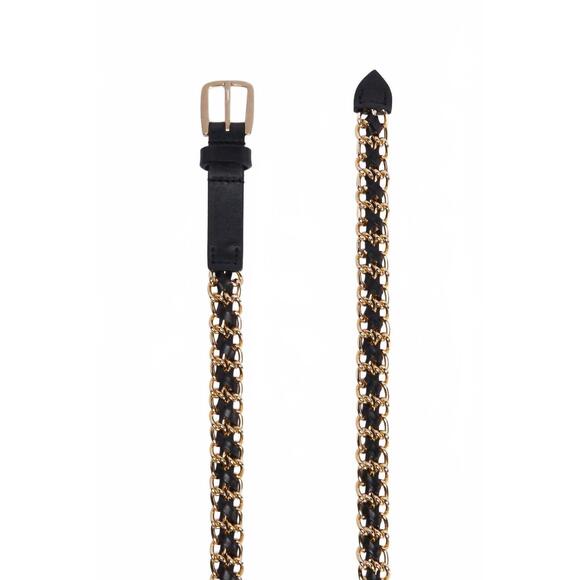 NEW BA&SH women\'s brooke belt in gold